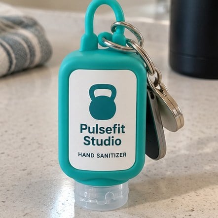 Custom Sanitizer Keychain Holders